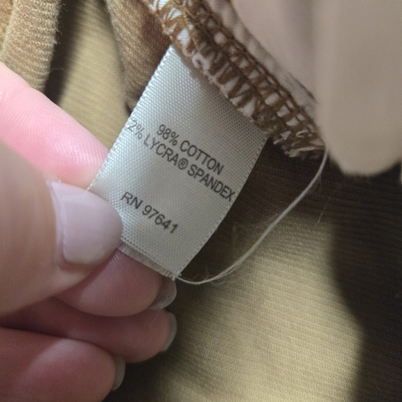 J. Jill Women's Stretch Brown Corduroy Bootcut Pants Size 8 - Picture 4 of 6